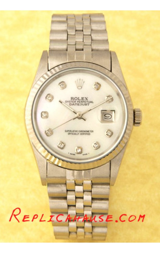 Rolex Réplica Datejust - Silver