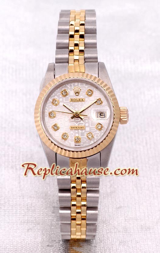 Rolex Réplica Suizo Datejust Reloj para Dama