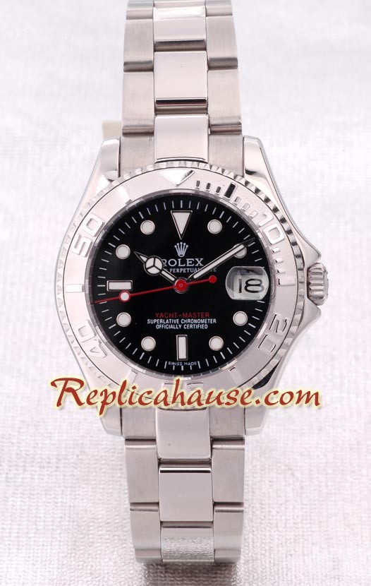Rolex Réplica Yacht Master - Silver - Tamaño Caballeros