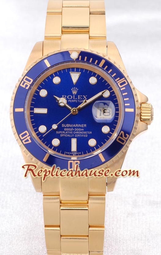 Rolex Réplica Submariner-Gold