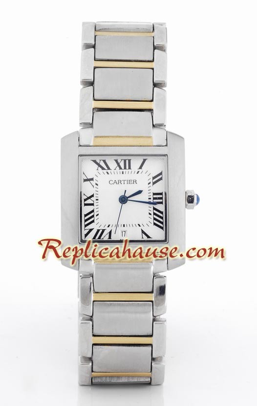 Cartier Tank Francaise Gry Modele Men's