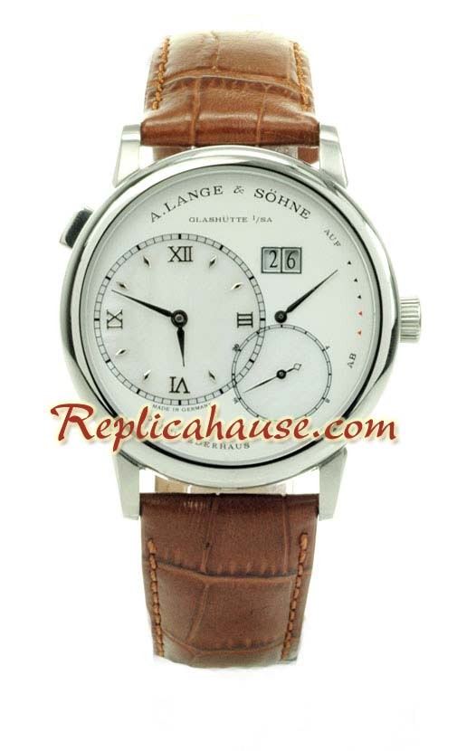 A. Lange Sohne Gry Lange 1 Leather Reloj