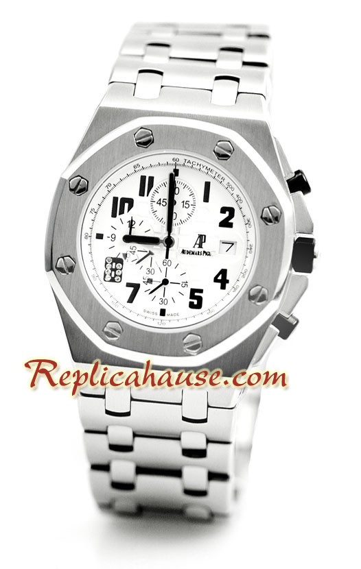 Audemars Piguet Royal Oak Suizo Quartz Reloj en Acero Strap