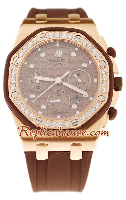 Reloj Suizo Audemars Piguet Royal Oak Offshore con correa de caucho