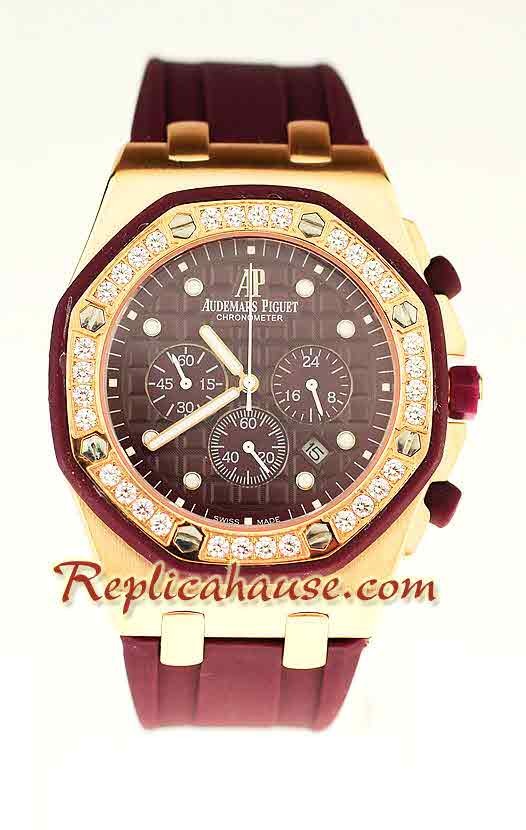 Audemars Piguet Royal Oak Offshore Team Alinghi con chapado en Oro 18K Reloj