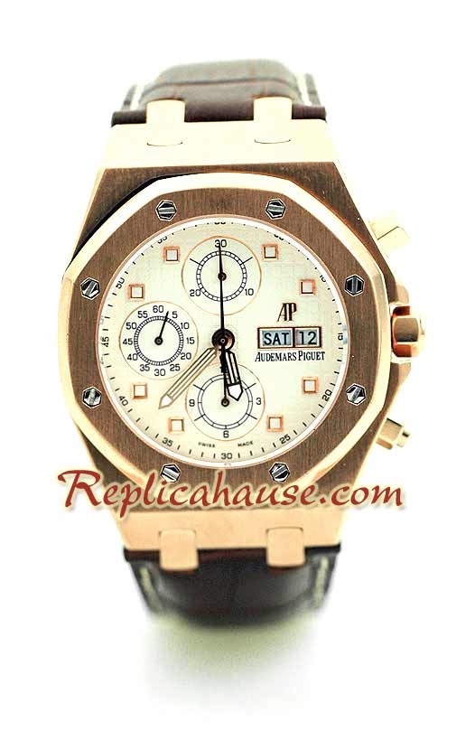 Reloj Audemars Piguet Royal Oak City of Sails Caja chapada en oro rosa 18K 