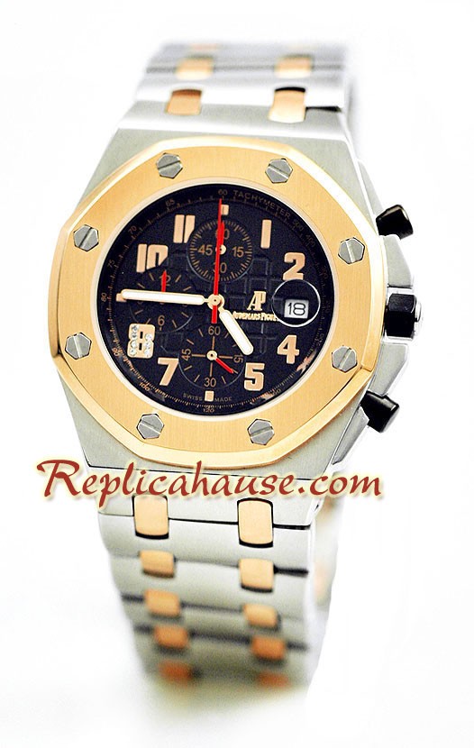 Audemars Piguet Royal Oak Offshore Suizo Quartz con chapado en Oro 18K Reloj