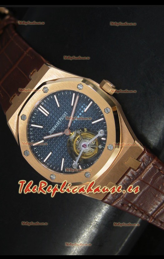 Audemars Piguet Royal Oak Reloj Suiso Tourbillon, Caja en Oro Rosado 