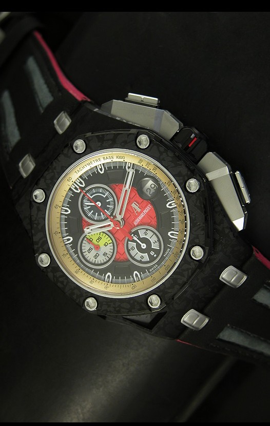 Audemars Piguet Royal Oak Offshore Grand Prix Acabado de Carbón Reloj Ultima Edición Escala 1:1