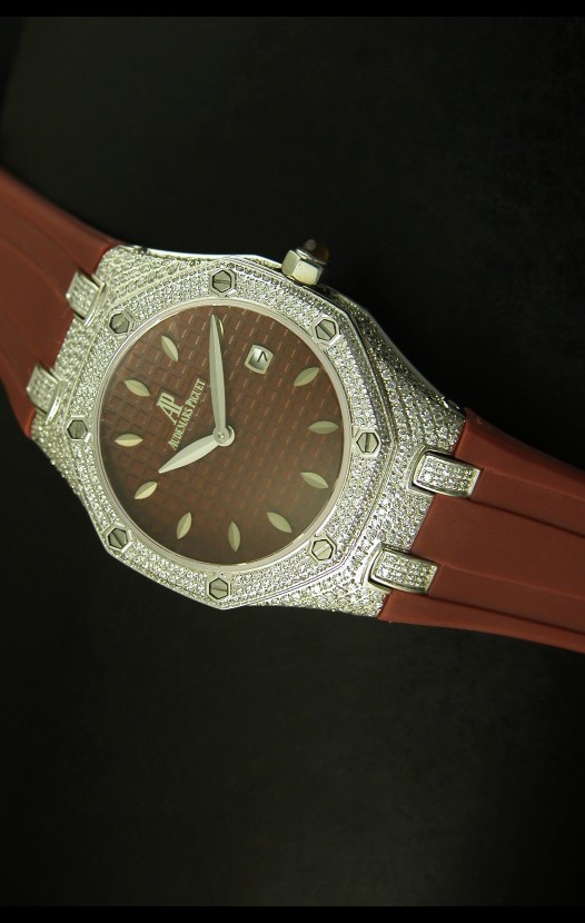 Audemars Piguet Royal Oak, Reloj de mujer en color Marrón