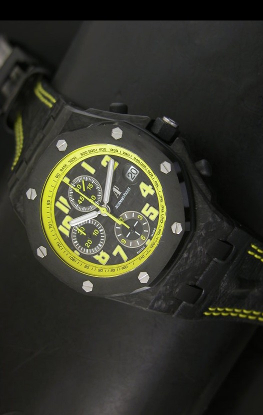 Audemars Piguet Royal Oak Offshore Cabón Forjado - Reloj Ultima Edición Escala 1:1