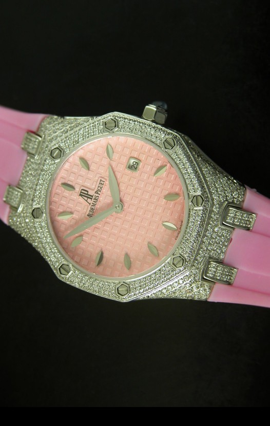 Audemars Piguet Royal Oak, Reloj de mujer en color Rosado