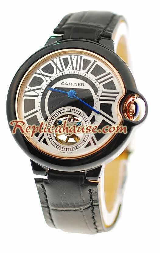 Ballon Blue De Cartier flying Tourbillon Reloj Réplica