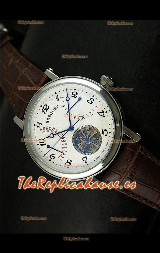 Breguet Retrograde Japanese Automatic con día/fecha y turbillón 