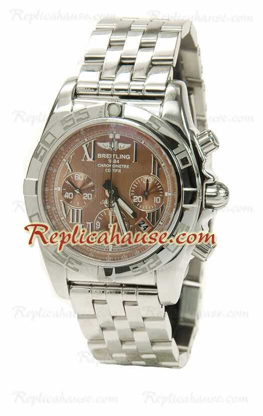 Breitling Cronógrafo Cronómetro Reloj Suizo de imitación
