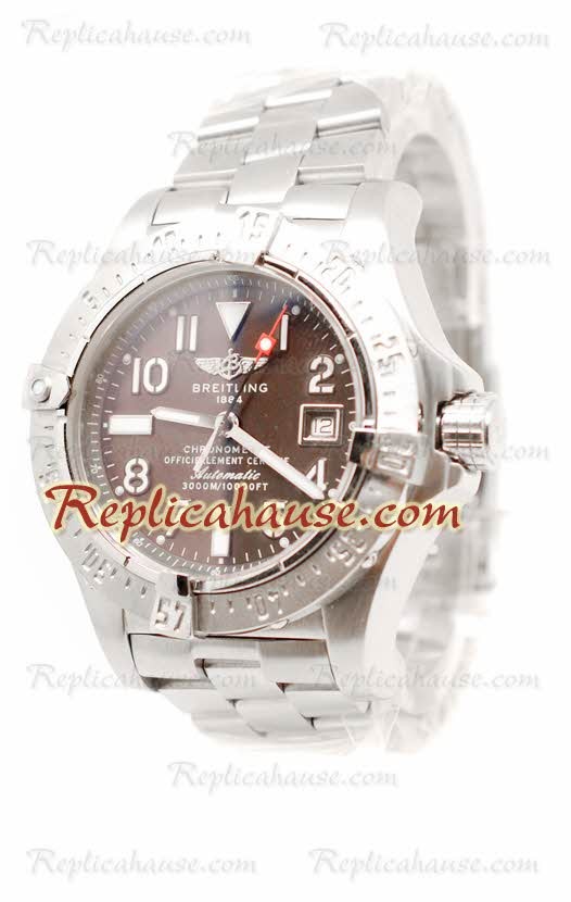Breitling Cronógrafo Cronómetro Reloj Suizo de imitación