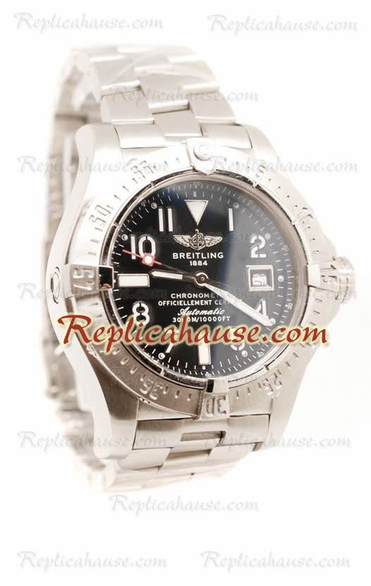 Breitling Cronógrafo Cronómetro Reloj Suizo de imitación