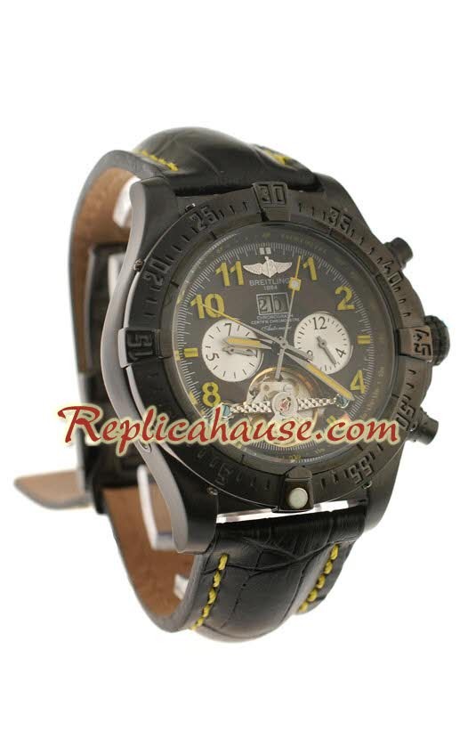 Breitling Cronómetro Tourbillon Reloj Réplica