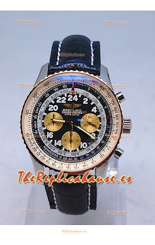Breitling Navitimer Cosmonaute Réplica Suiza Esfera Negra