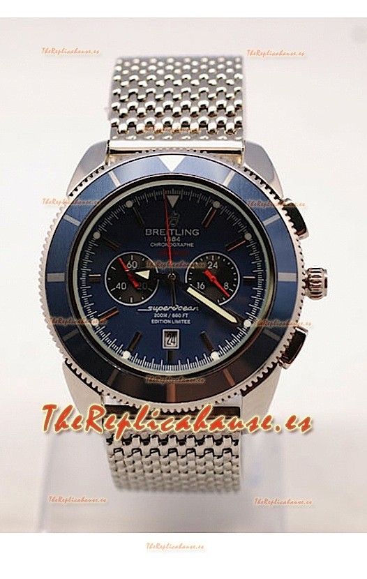 Breitling Navitimer Cosmonaute Réplica Suiza Esfera Azul Oscura
