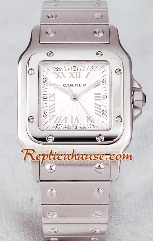Cartier Réplica Santos Quartz- Men's
