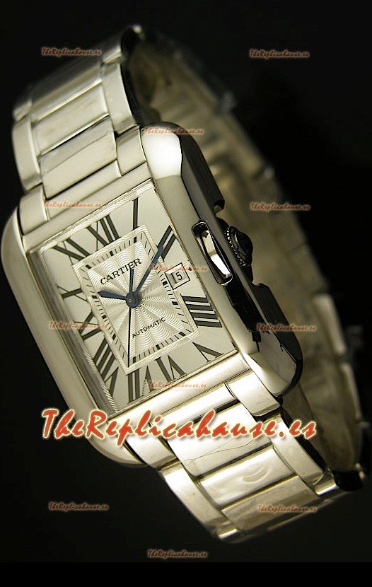 Cartier Tank Anglaise Mid Sized, Reloj Réplica Suiza - Réplica en escala 1:1