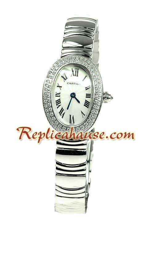 Cartier Baignoire Reloj para Dama Suizo de imitación