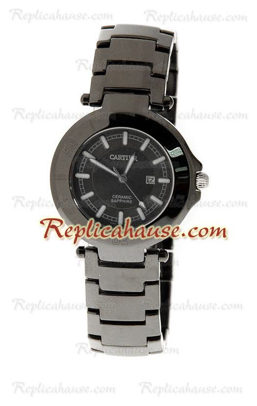 Cartier De Pasha Ceramic Reloj Réplica