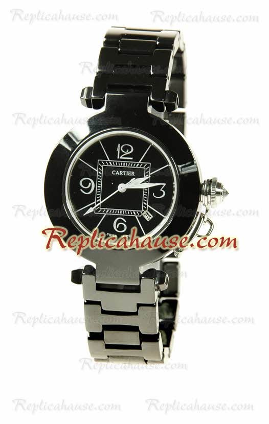 Cartier Réplica De Pasha Ceramic Reloj para Dama