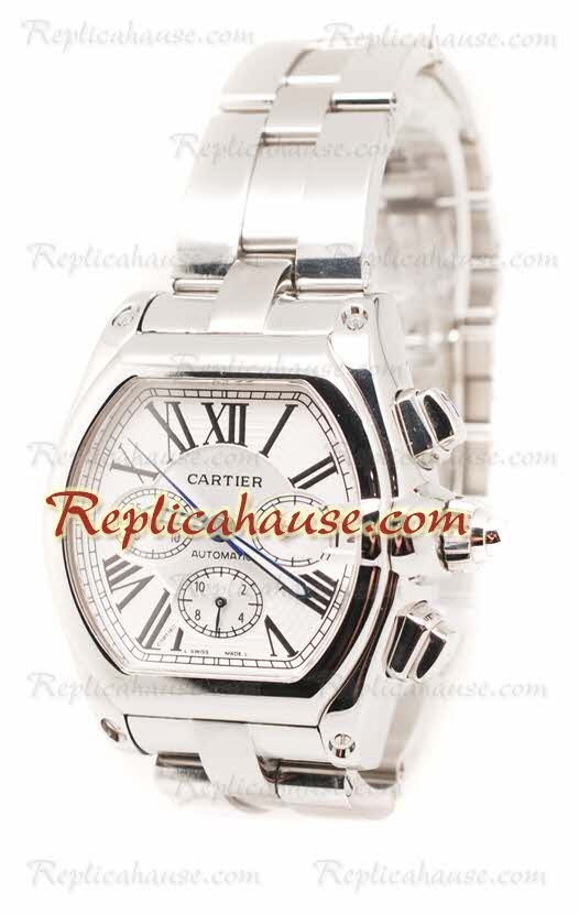 Cartier Roadster Cronógrafo Automático Reloj Réplica