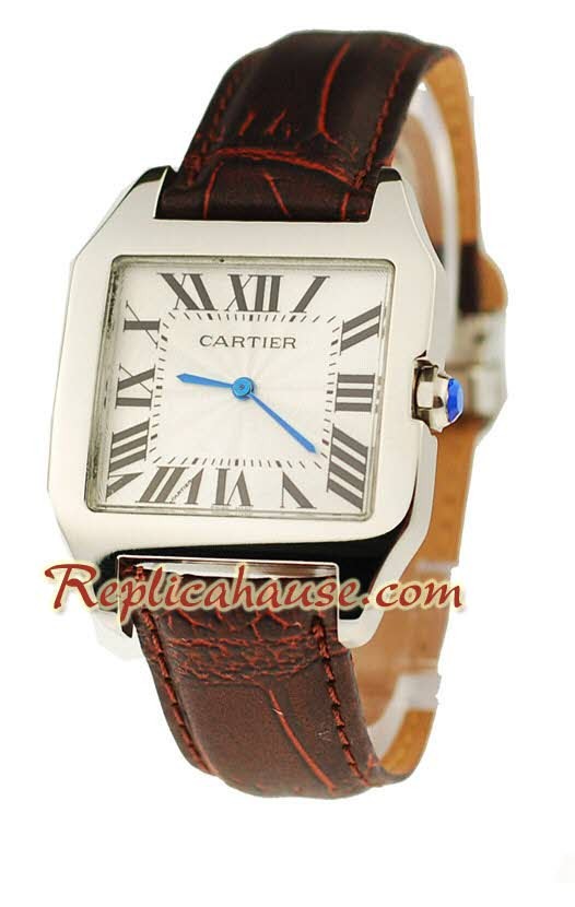 Cartier Santos 100 Dama Reloj Réplica