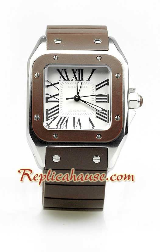 Cartier Santos 100 Suizo Dama Reloj Réplica