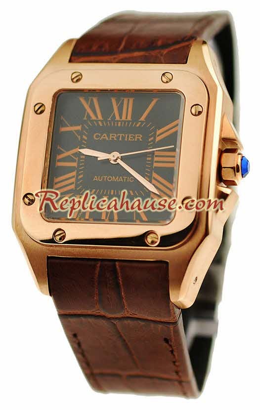Cartier Santos 100 Reloj Suizo de imitación
