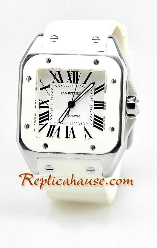 Cartier Santos 100 Reloj Suizo de imitación