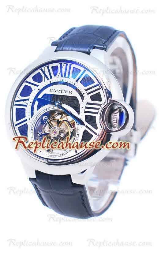 Cartier Ballon de Bleu Flying Tourbillon Silver Reloj