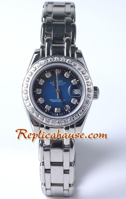 Rolex Réplica Datejust - Silver - Dama -