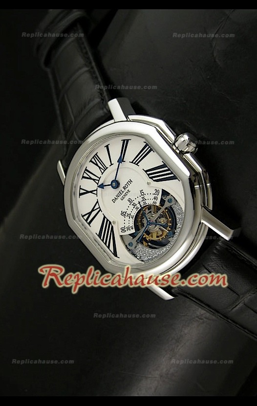 Daniel Roth Men's Tourbilon Retrograde Reloj Fecha