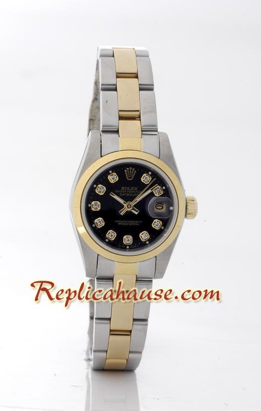 Rolex Réplica Datejust - Two-tone- Dama -