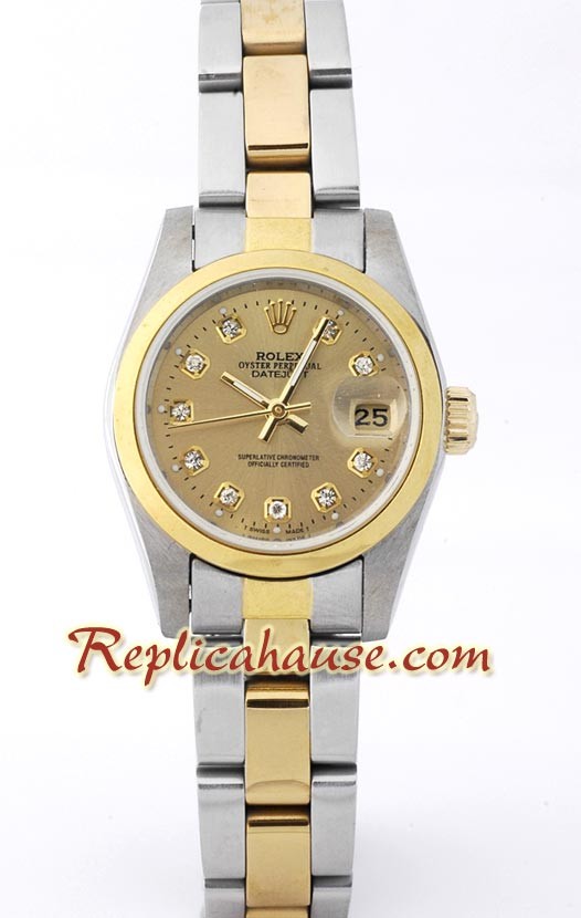 Rolex Réplica Suizo Datejust Reloj para Dama