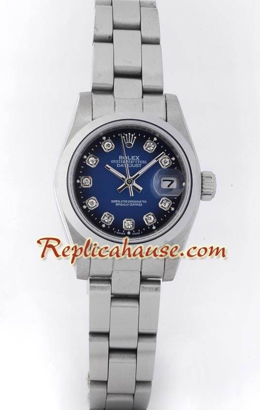 Rolex Réplica Datejust - Silver- Dama -