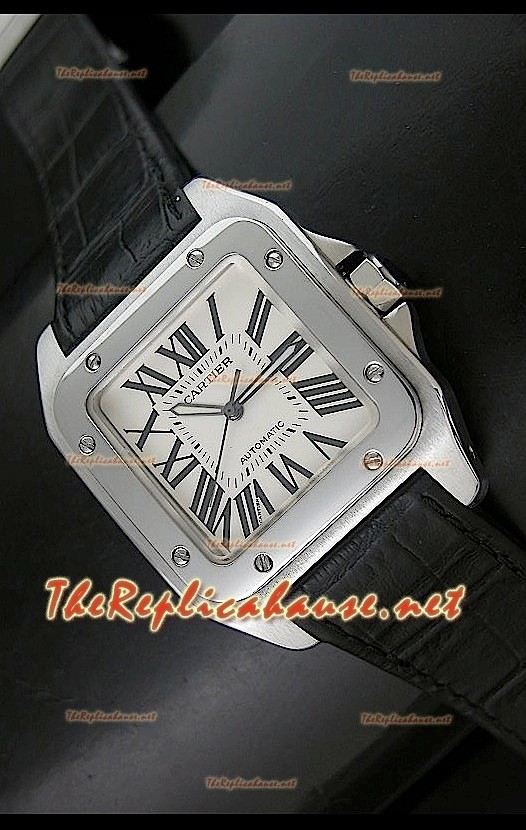 Cartier Santos 100, tamaño mediano Réplica 1:1