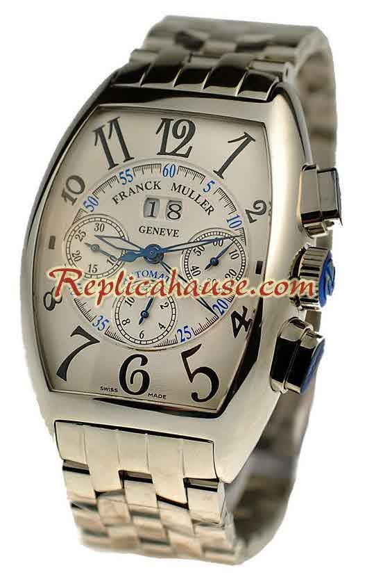 Franck Muller Casablanca Cronógrafo Reloj Suizo de imitación