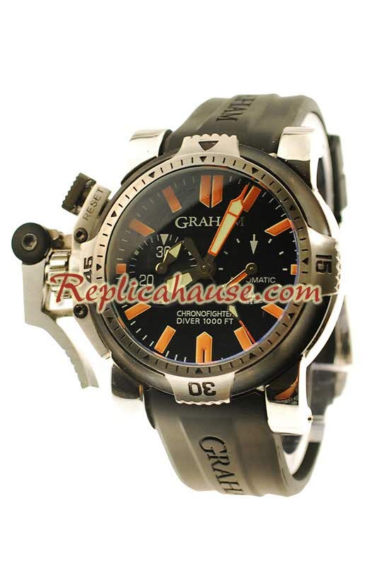 Graham Chronofighter Overtamaño Diver Reloj Réplica