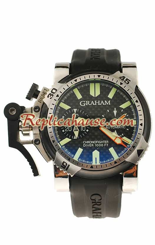 Graham Chronofighter Overtamaño Diver Reloj Réplica