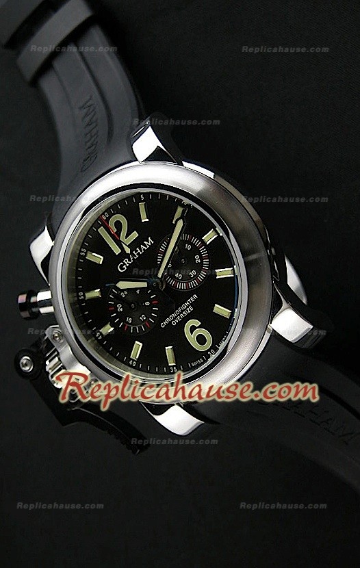 Graham Chronofighter Oversize Reproducción Japonesa del Reloj