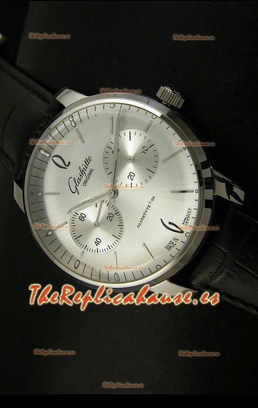 Glashuette Senator Réplica Japonesa en acero inoxidable