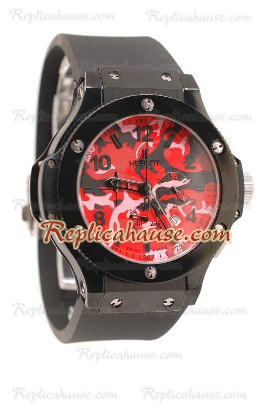 Hublot Big Bang Reloj Réplica Army Dial 48MM