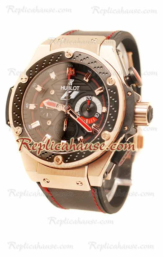 Hublot F1 King Power Cronógrafo Ceramic Suizo Reloj Réplica