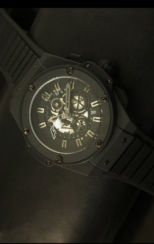 Hublot Big Bang King F1 Reloj de Cuarzo Suizo con Revestimiento PVD 45MM