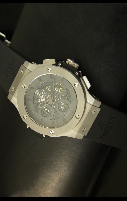 Hublot Big Bang Reloj Suizo de Titanio Dial tipo Skeleton
